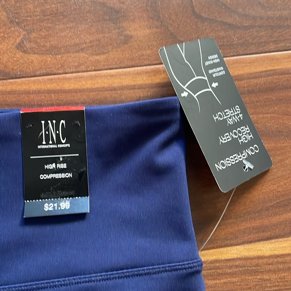 I.N.C High Rise Compression 7” Bike Shorts size XS - Picture 4 of 7